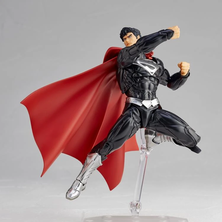 Amazing Yamaguchi Revoltech Figure Complex Superman (Black Suit) No. 027EX - Image 4