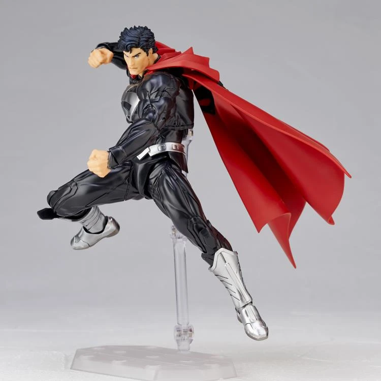 Amazing Yamaguchi Revoltech Figure Complex Superman (Black Suit) No. 027EX - Image 5