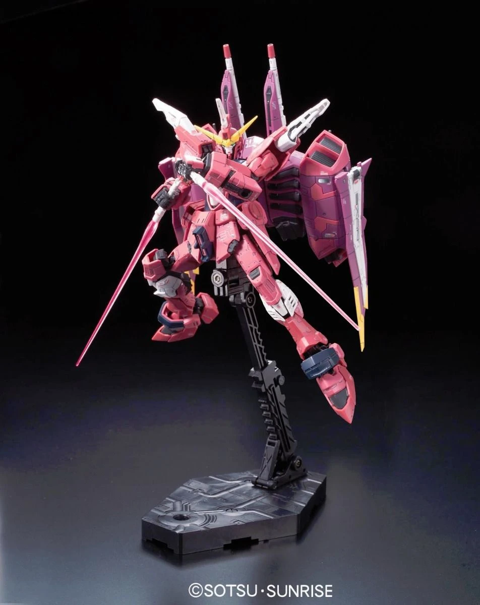 Bandai Gundam 1/144 RG #09 Seed ZGMF-X09A Justice Gundam Model Kit - Image 2