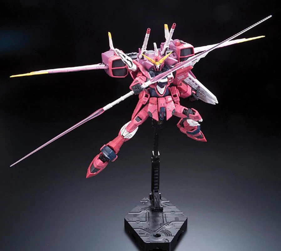 Bandai Gundam 1/144 RG #09 Seed ZGMF-X09A Justice Gundam Model Kit - Image 4