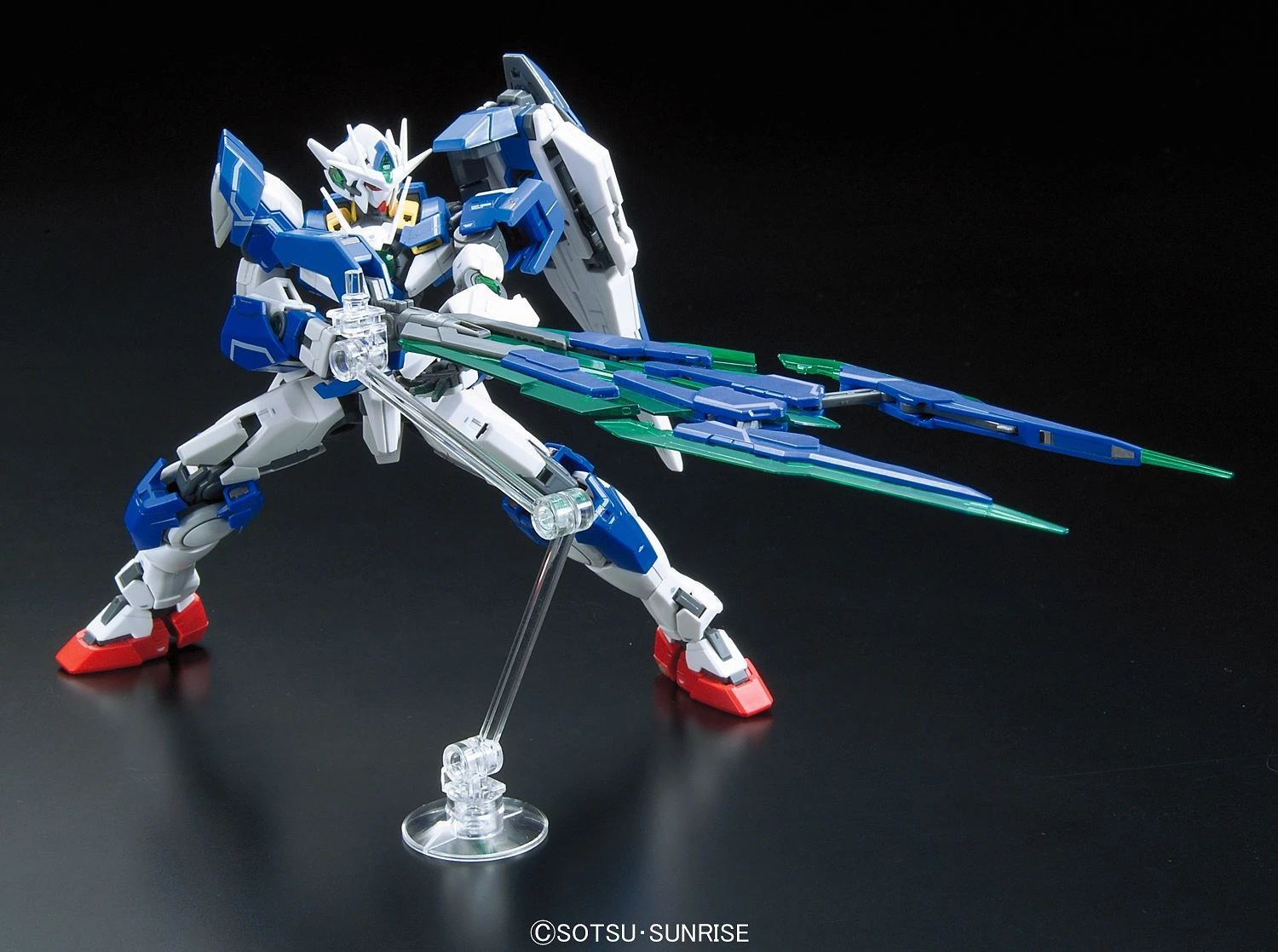 Bandai Gundam 1/144 RG #21 Gundam 00 GNT-0000 00 Quanta (QanT) Model Kit - Image 4