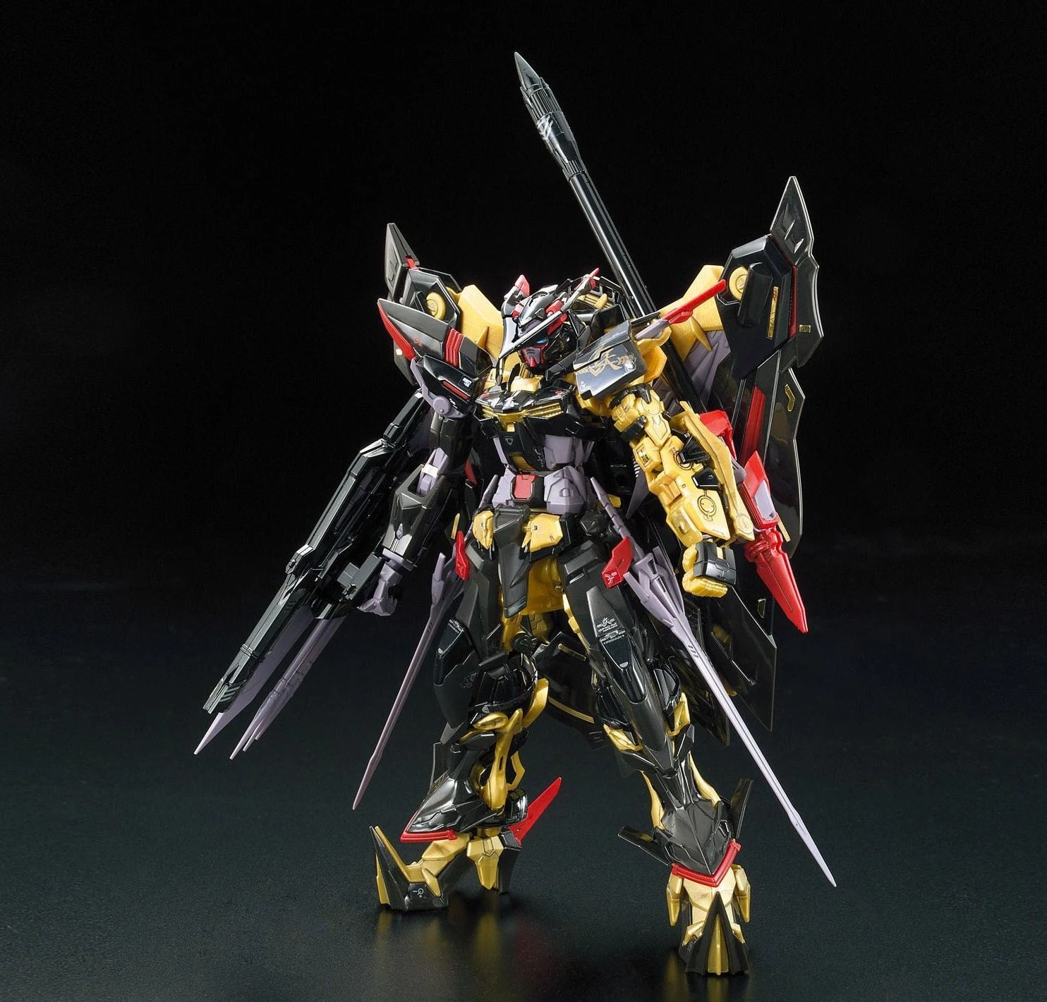 Bandai Gundam 1/144 RG #24 Seed Astray MBF-P01-Re2AMATU Gundam Astray Gold Frame Amatsu Mina Model Kit