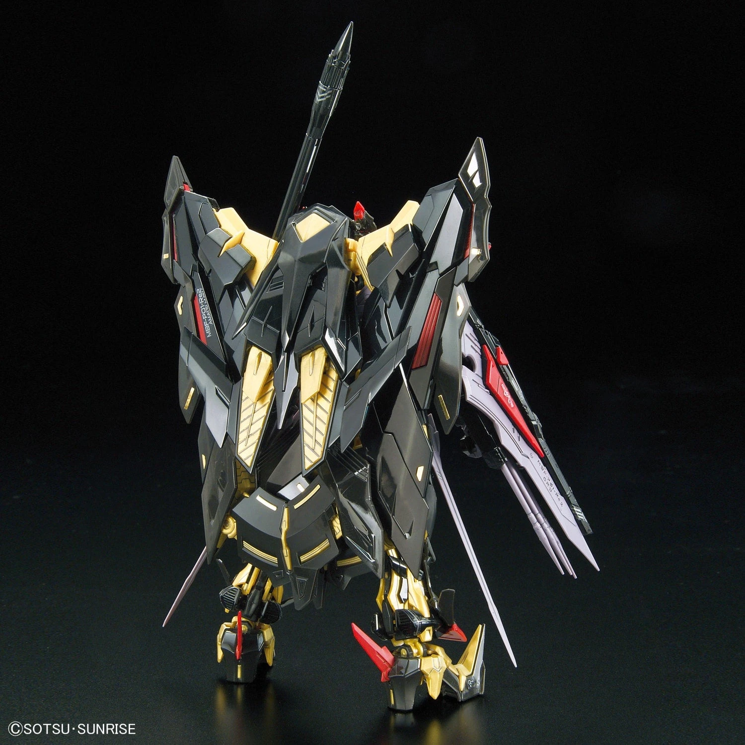 Bandai Gundam 1/144 RG #24 Seed Astray MBF-P01-Re2AMATU Gundam Astray Gold Frame Amatsu Mina Model Kit - Image 5