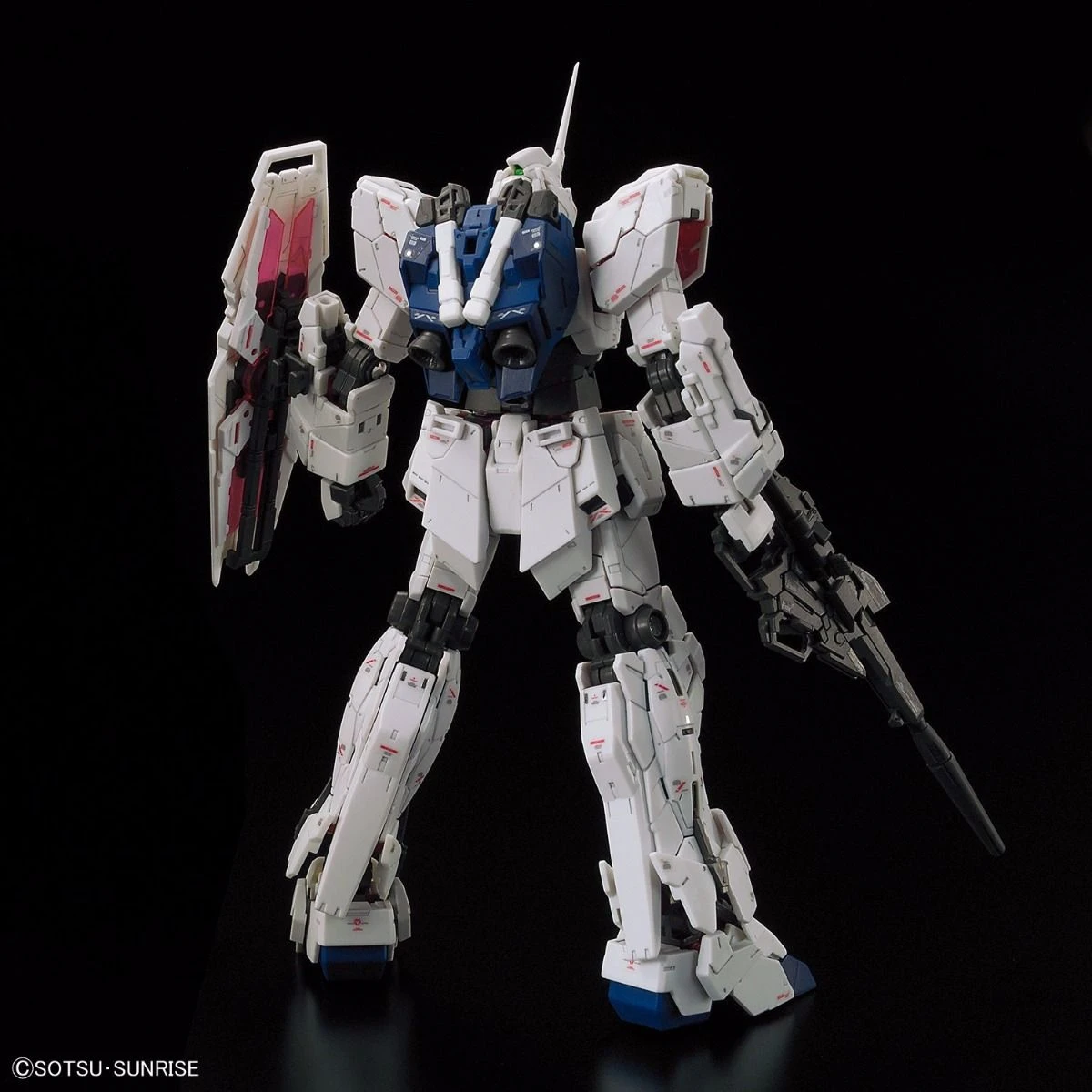 Bandai Gundam 1/144 RG #25 RX-0 Unicorn Gundam (Full Psycho Frame) Model Kit - Image 4