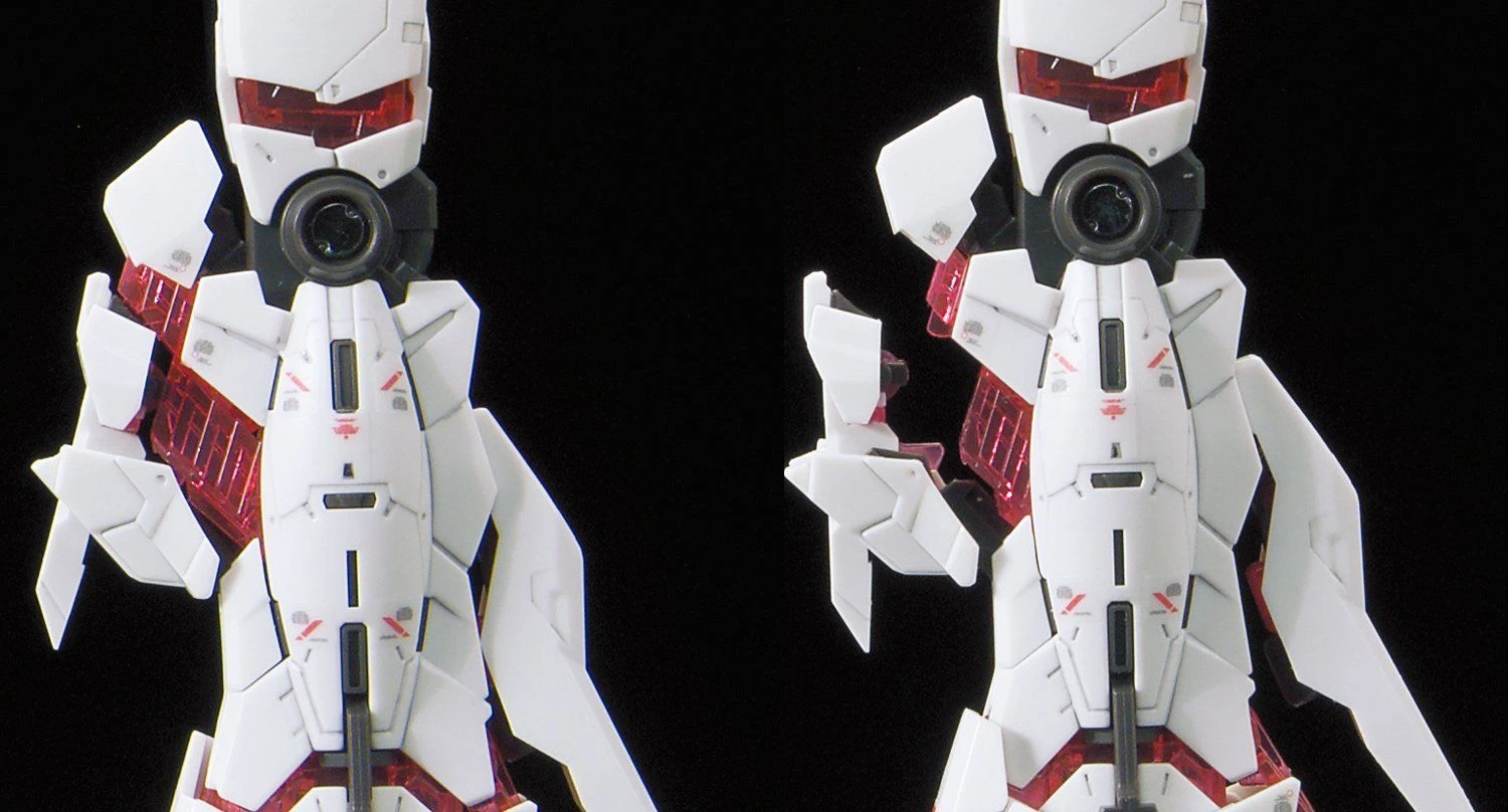 Bandai Gundam 1/144 RG #25 RX-0 Unicorn Gundam (Full Psycho Frame) Model Kit - Image 13