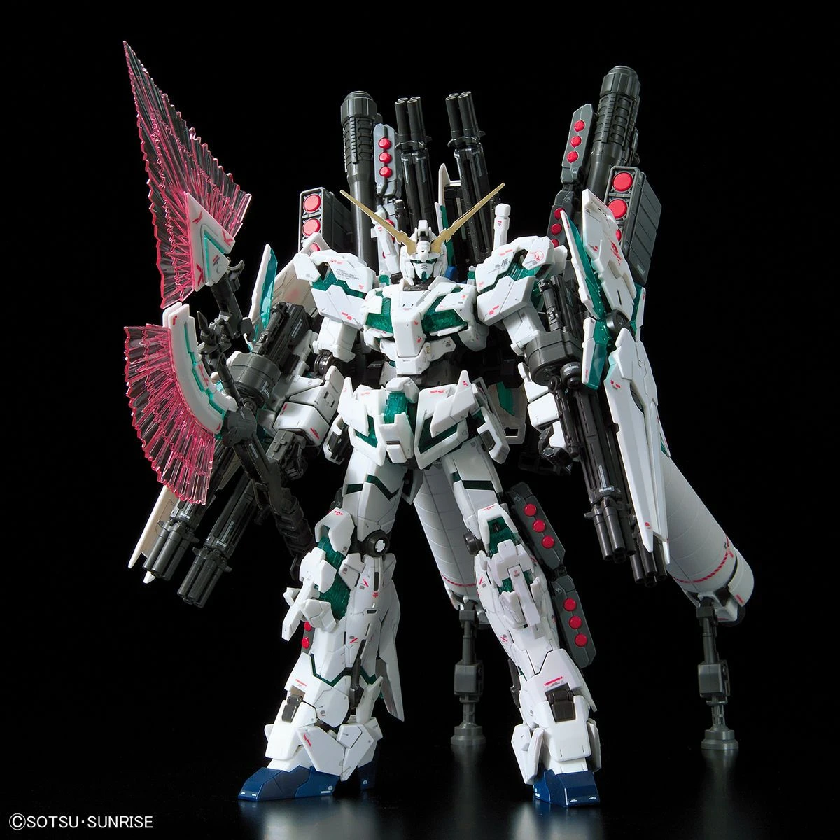 Bandai Gundam 1/144 RG #30 Unicorn RX-0 Full Armor Unicorn Gundam Model Kit - Image 2