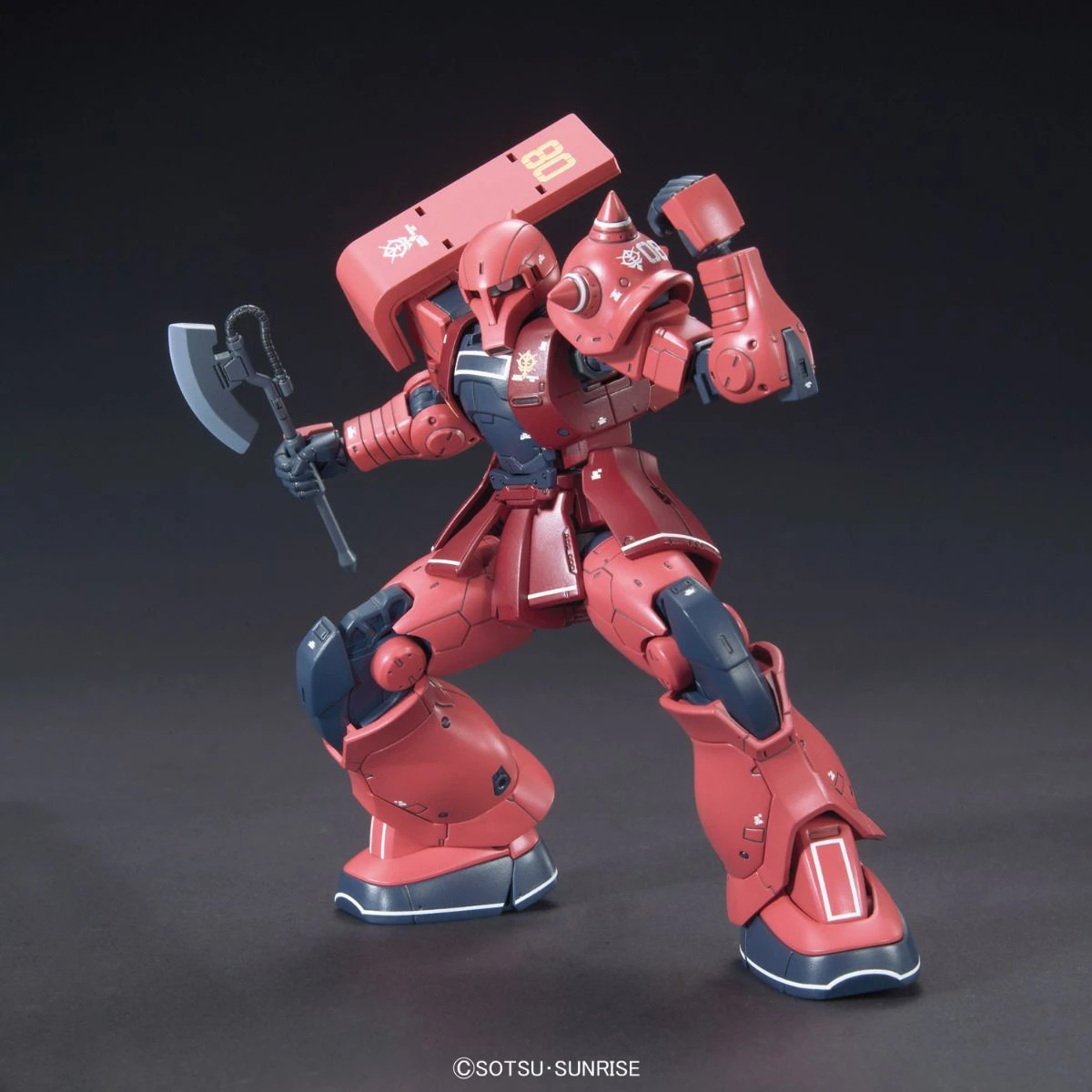 Bandai Gundam 1/144 HG The Origin #13 MS-05S Char Aznable Zaku I Model Kit - Image 3