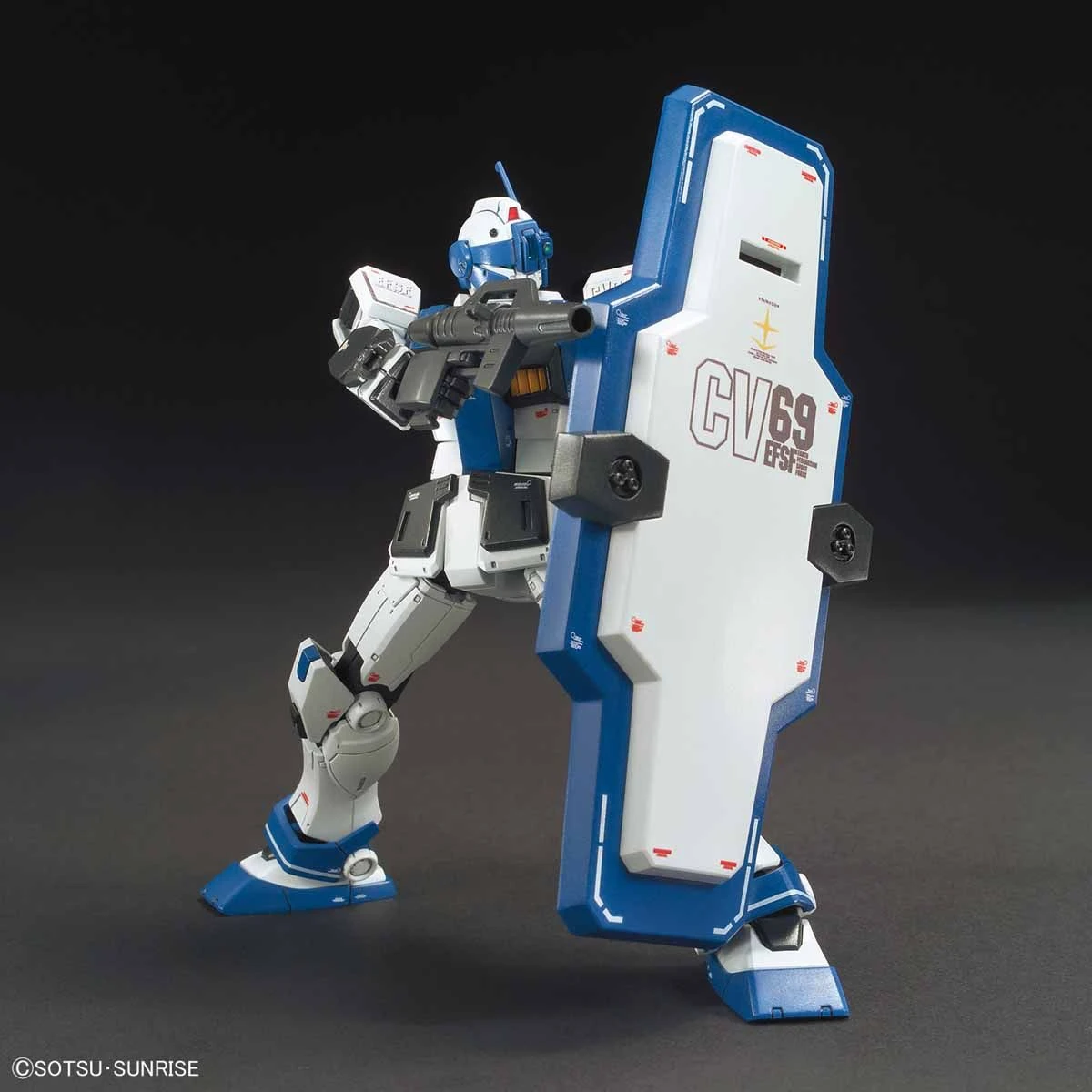 Bandai Gundam 1/144 HG The Origin #022 RGM-79HC GM Guard Custom Model Kit - Image 5