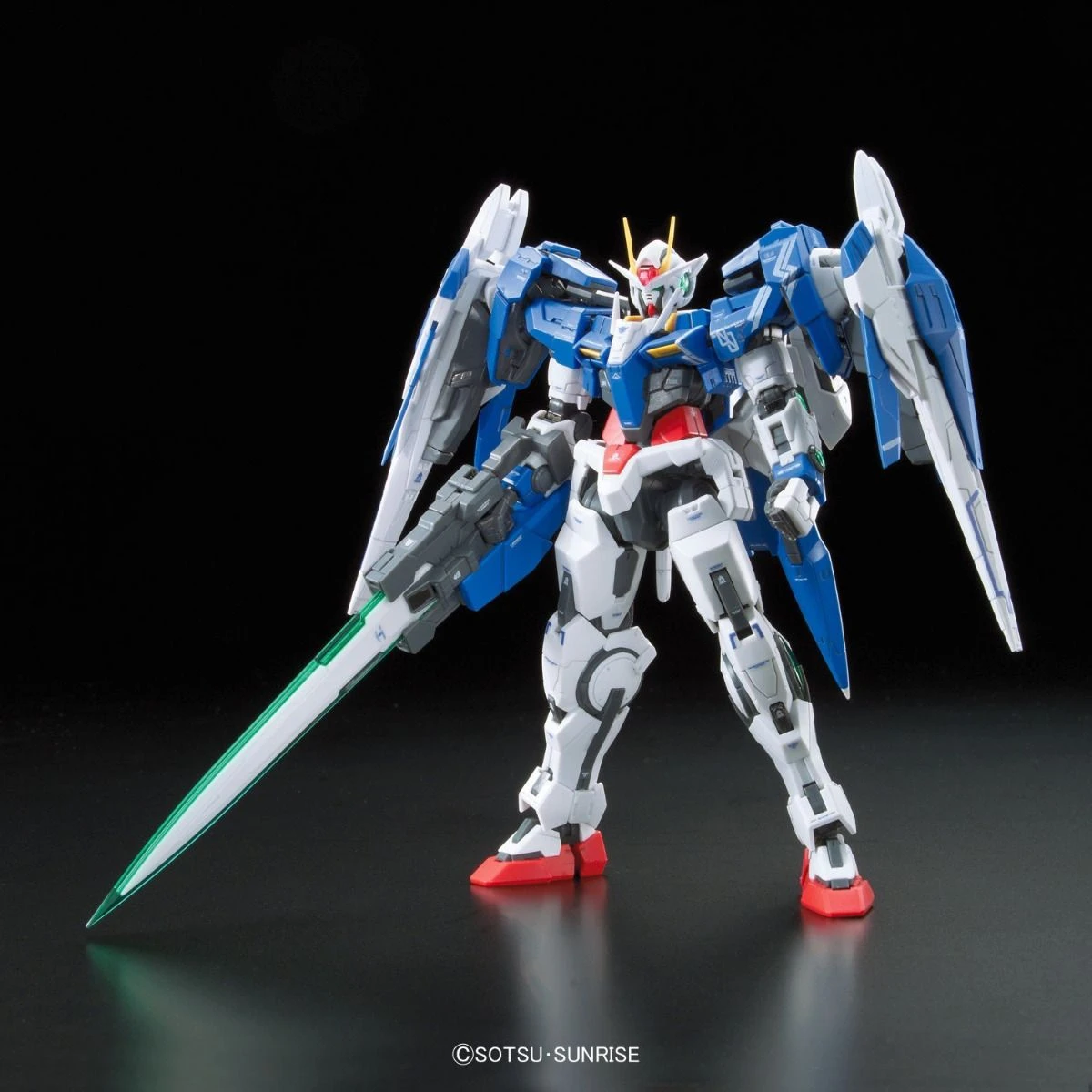 Bandai Gundam 1/144 RG #18 Gundam 00 GN-0000+GNR-010 00 Raiser Model Kit