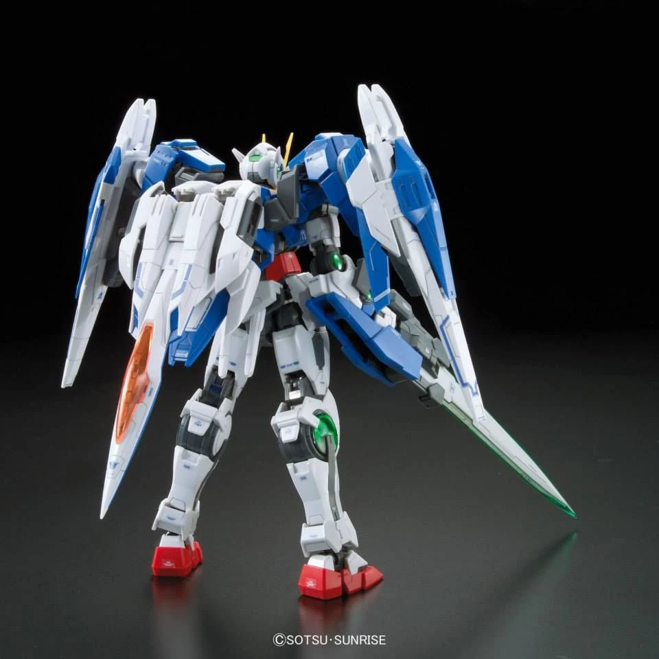 Bandai Gundam 1/144 RG #18 Gundam 00 GN-0000+GNR-010 00 Raiser Model Kit - Image 2