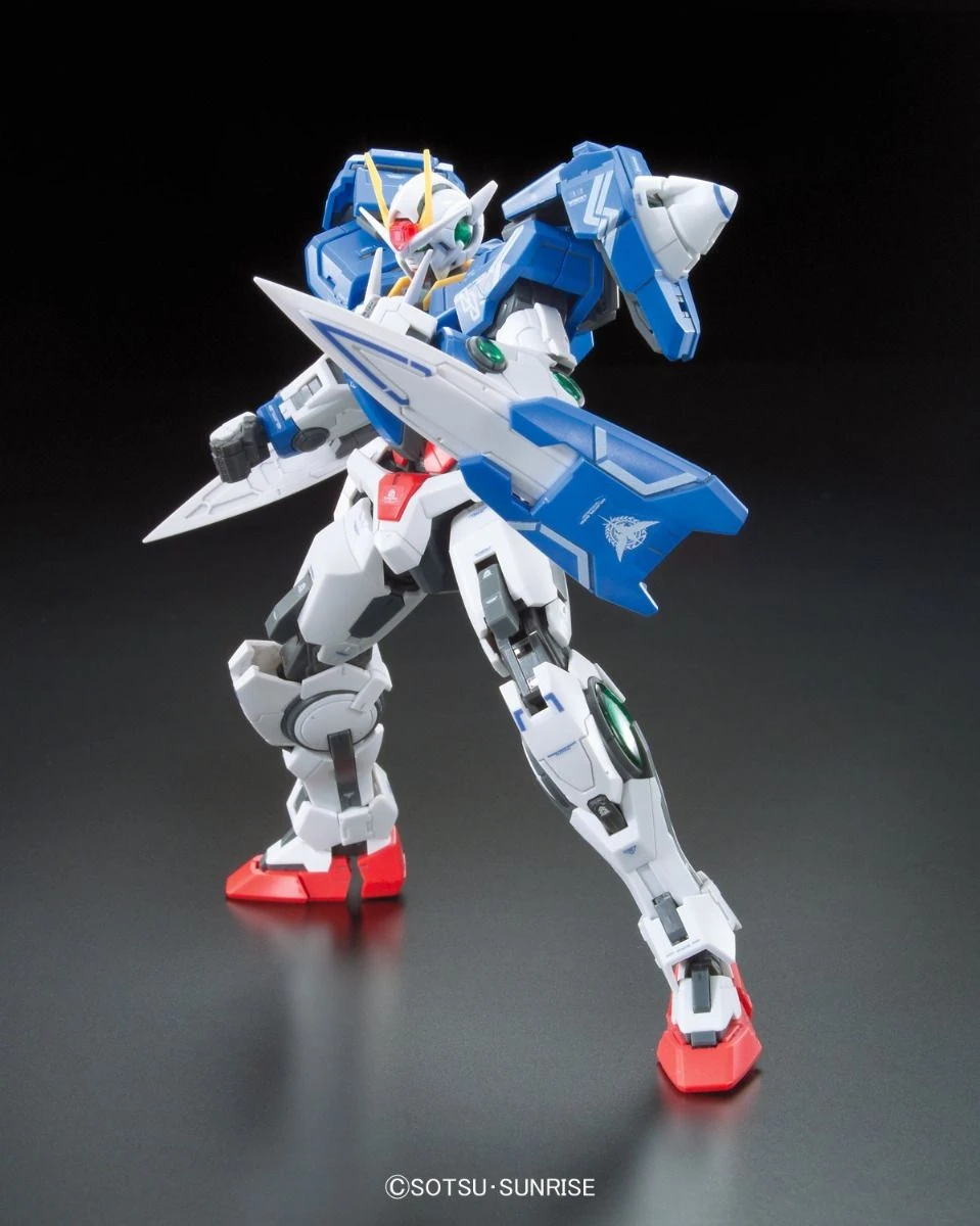 Bandai Gundam 1/144 RG #18 Gundam 00 GN-0000+GNR-010 00 Raiser Model Kit - Image 4