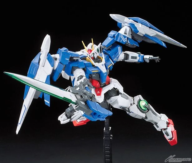 Bandai Gundam 1/144 RG #18 Gundam 00 GN-0000+GNR-010 00 Raiser Model Kit - Image 6