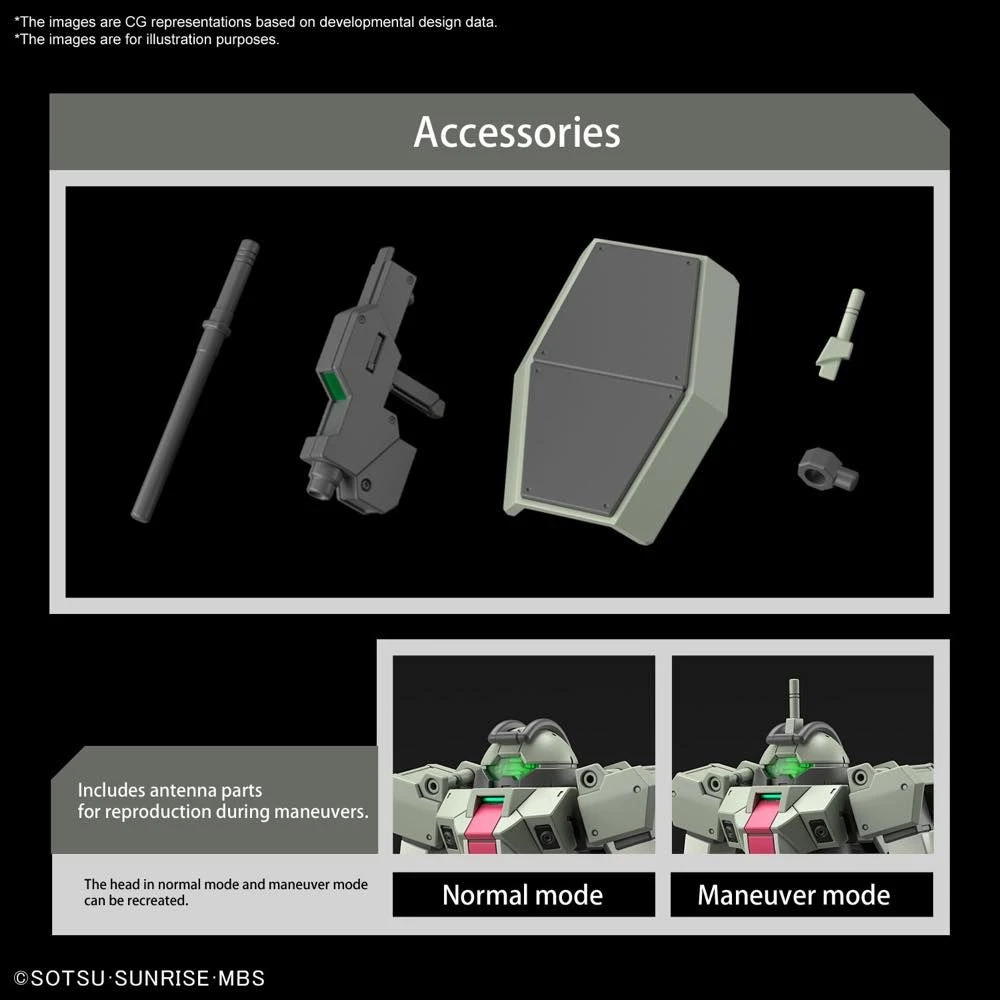 Bandai Gundam 1/144 HG WFM #09 MSJ-121 Demi Trainer Model Kit - Image 7