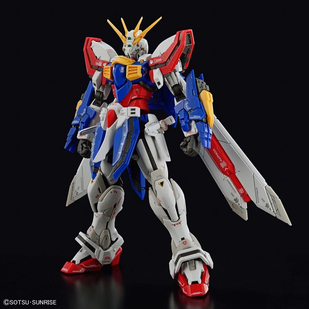Bandai Gundam 1/144 RG #37 G Gundam GF13-017NJII God Gundam (Burning Gundam) Model Kit - Image 3