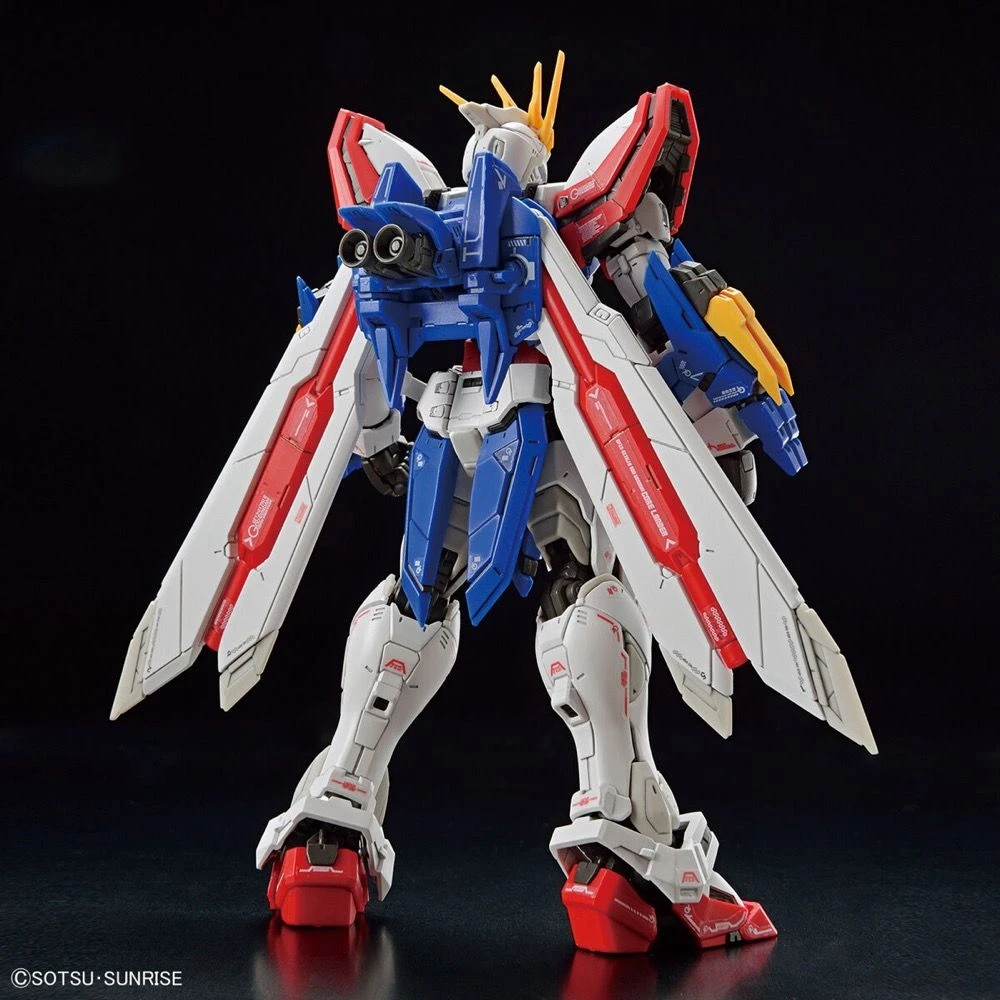 Bandai Gundam 1/144 RG #37 G Gundam GF13-017NJII God Gundam (Burning Gundam) Model Kit - Image 4