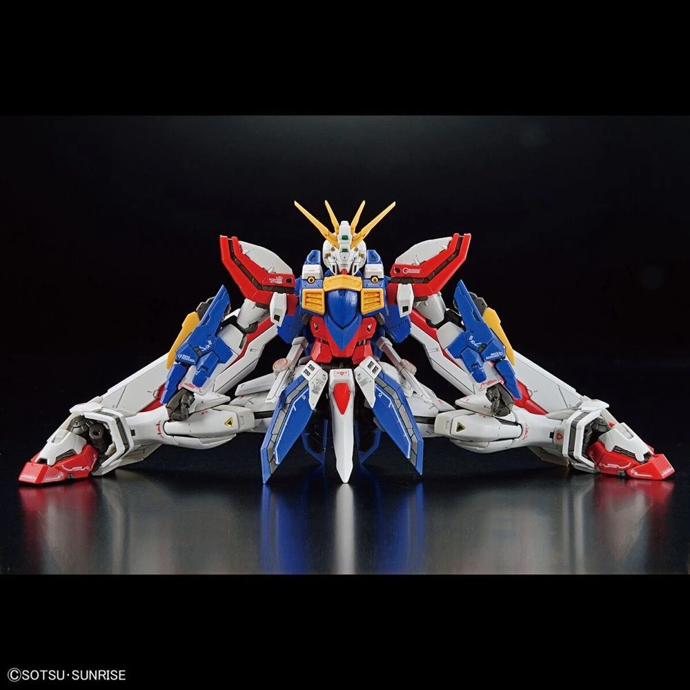 Bandai Gundam 1/144 RG #37 G Gundam GF13-017NJII God Gundam (Burning Gundam) Model Kit - Image 9