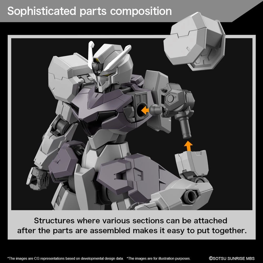 Bandai Gundam 1/144 HG WFM #24 EDM-GB Gundvolva Model Kit - Image 9