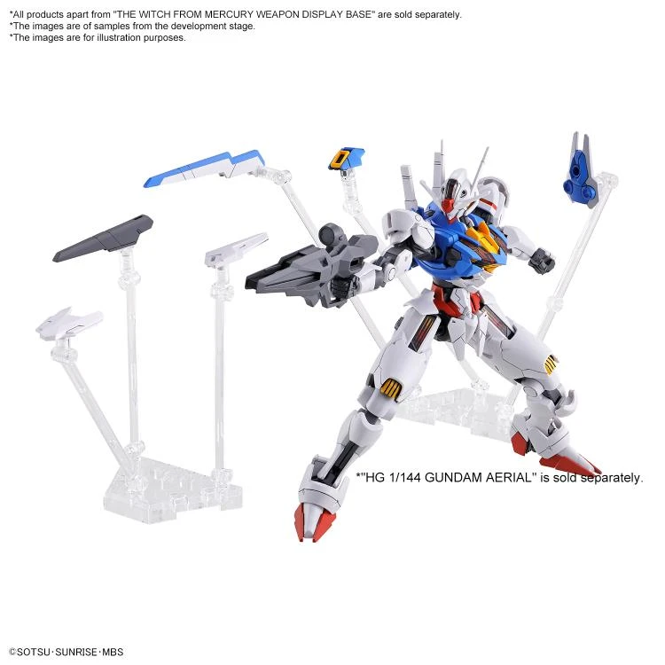 Bandai Gundam 1/144 WFM The Witch From Mercury Weapon Display Base Stand Model Kit - Image 4