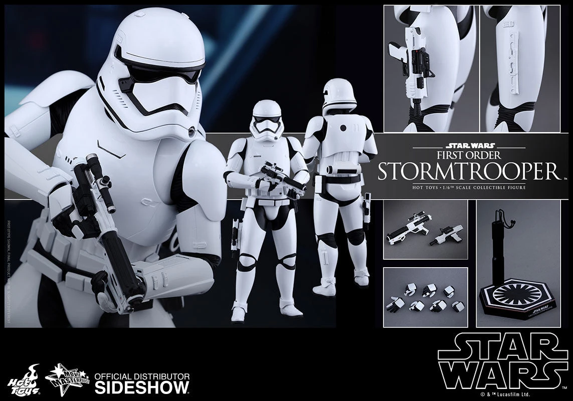 Hot Toys 1/6 First Order Stormtrooper Star Wars Episode VII The Force Awakens MMS317 Sixth Scale Figure - Image 2