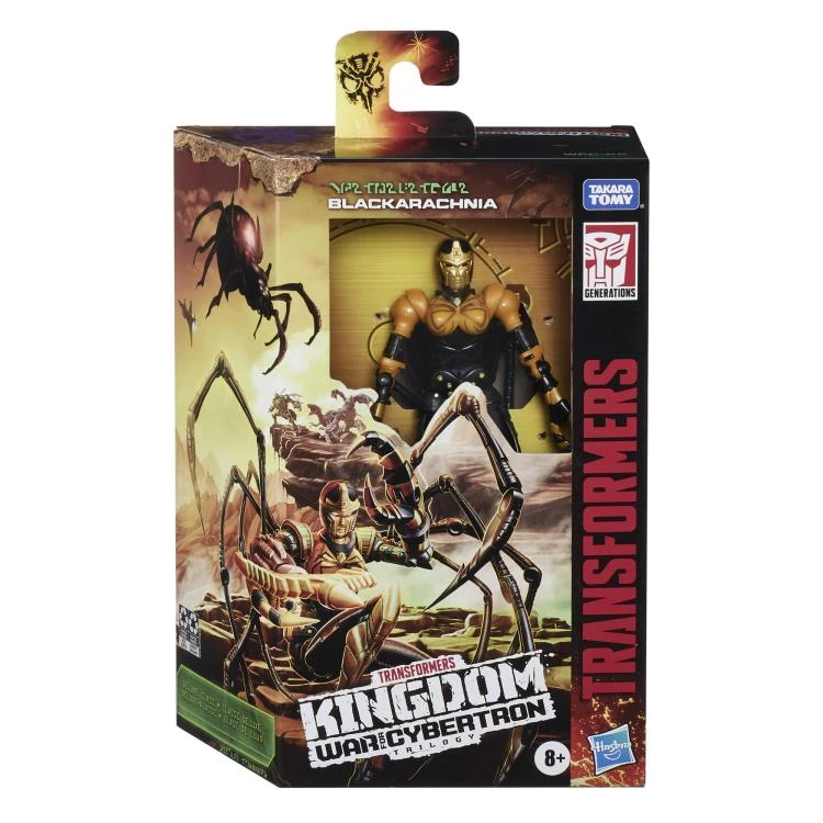 Hasbro Transformers Generations War For Cybertron: Kingdom Deluxe Blackarachnia Action Figure WFC-K5 - Image 3