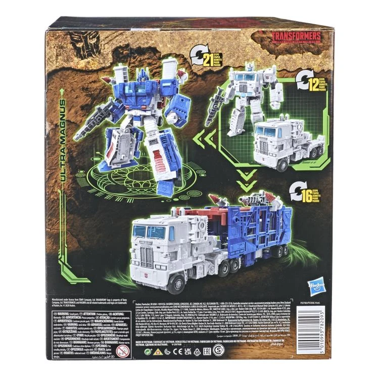 Hasbro Transformers Generations War For Cybertron: Kingdom Leader Ultra Magnus Action Figure WFC-K20 - Image 5