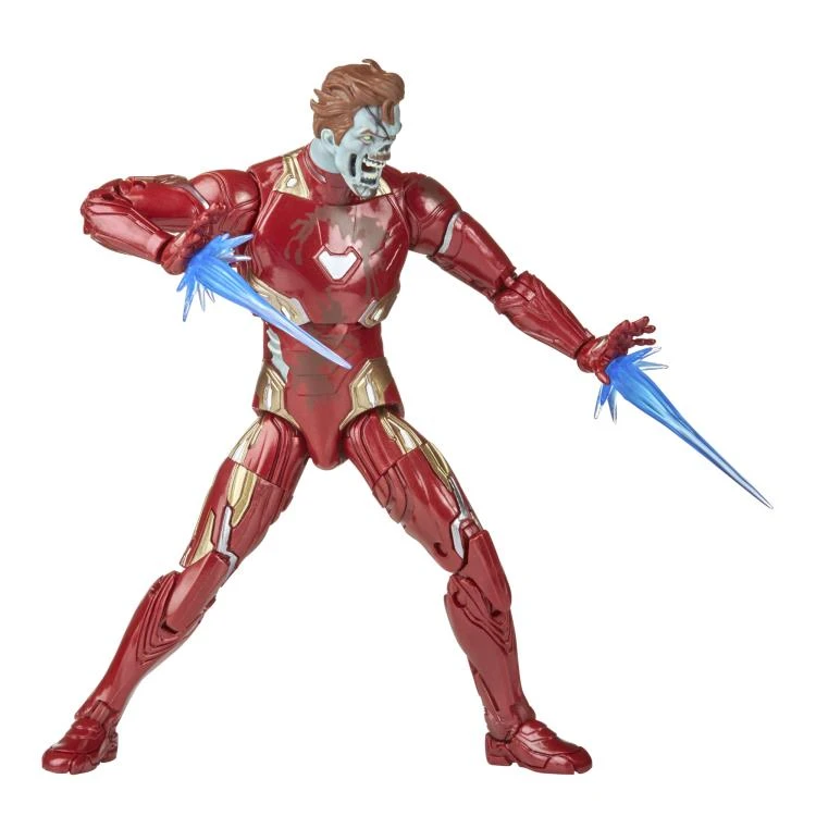 Hasbro Marvel Legends Disney+ Wave 1 Zombie Iron Man (BAF Khonshu) Action Figure - Image 2