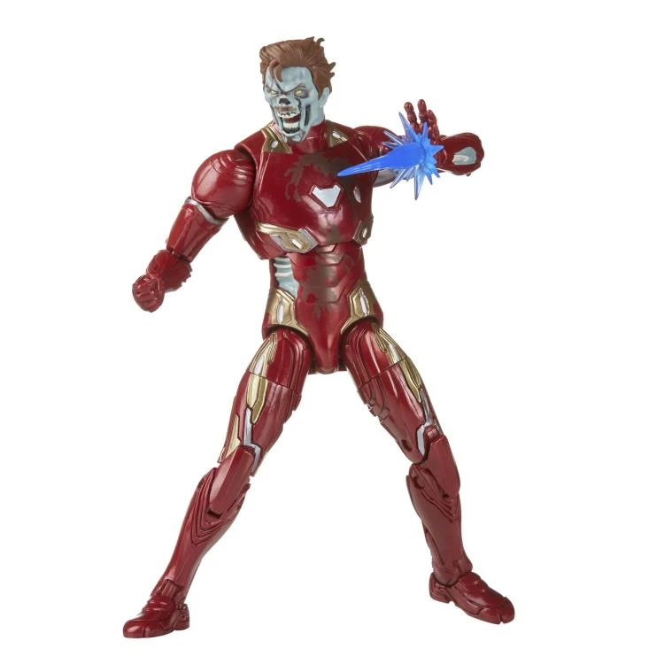 Hasbro Marvel Legends Disney+ Wave 1 Zombie Iron Man (BAF Khonshu) Action Figure - Image 3