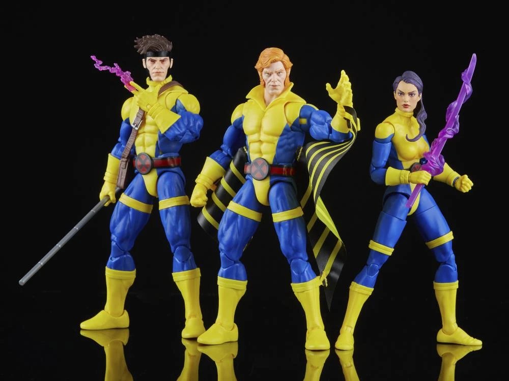 Hasbro Marvel Legends The Uncanny X-Men 60th Anniversary Banshee, Gambit And Psylocke 3-Pack Action Figure