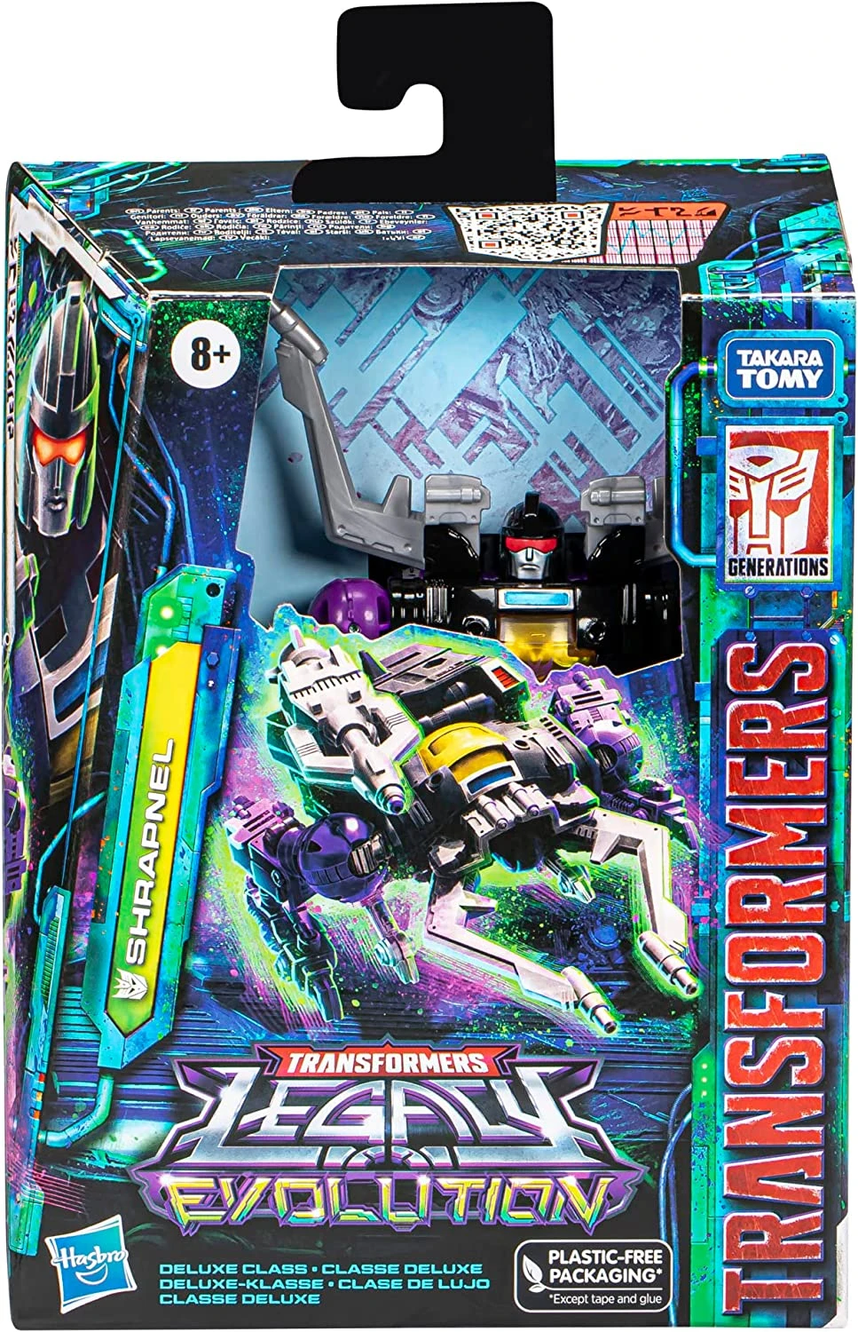 Hasbro Transformers Generations Legacy Evolution Deluxe Class Shrapnel Action Figure