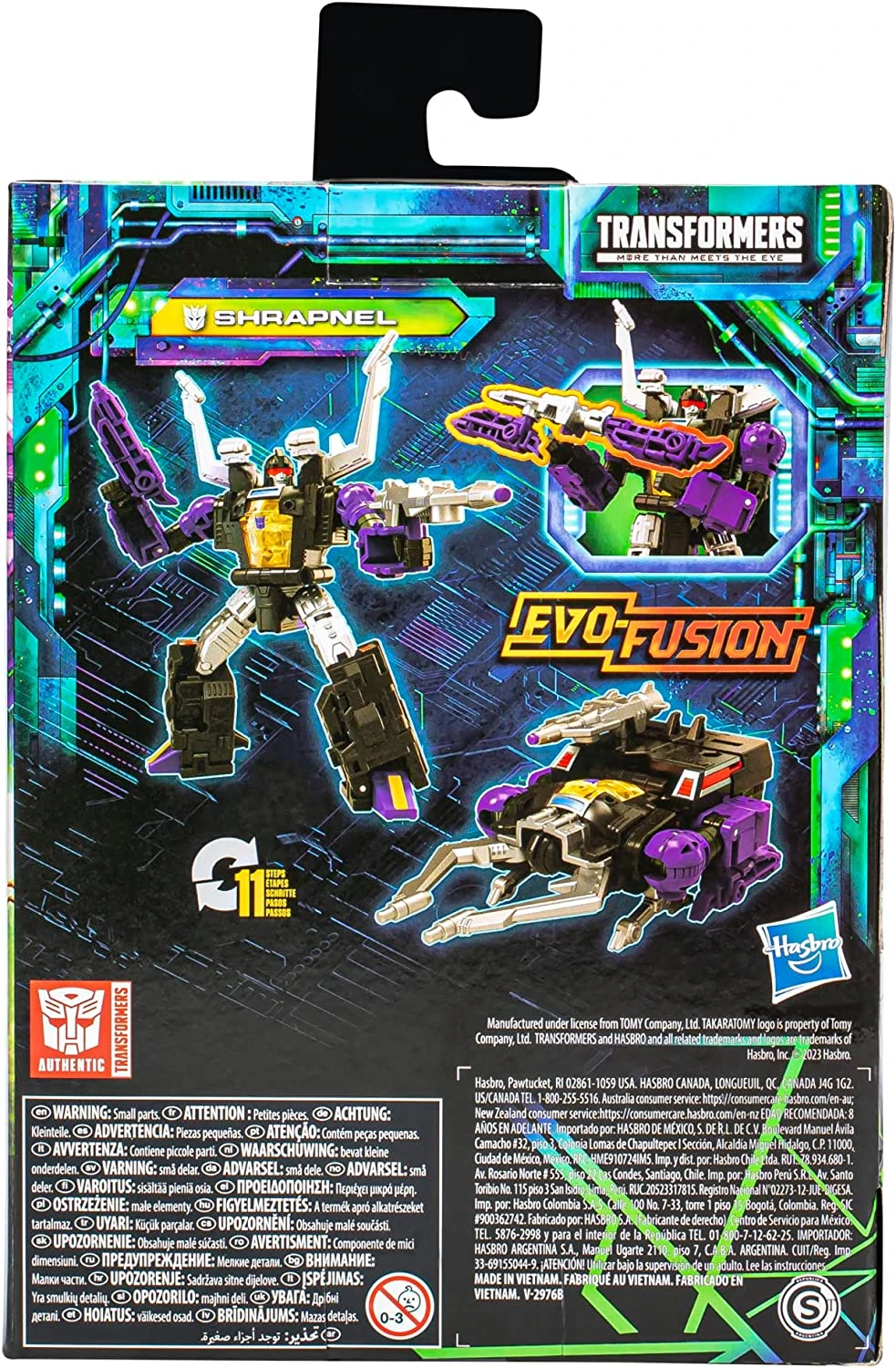 Hasbro Transformers Generations Legacy Evolution Deluxe Class Shrapnel Action Figure - Image 2
