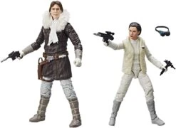 Hasbro Star Wars Black Series Han Solo And Princess Leia Organa Exclusive Pack 6 Inch Action Figure