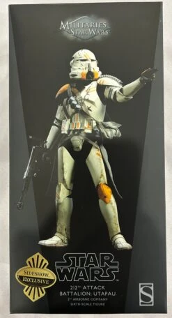 Sideshow Collectible 1/6 Star Wars Militaries Of Star Wars 212th Attack Battalion: Utapau (2nd Airborne Company) Sixth Scale Figure *Open Box*