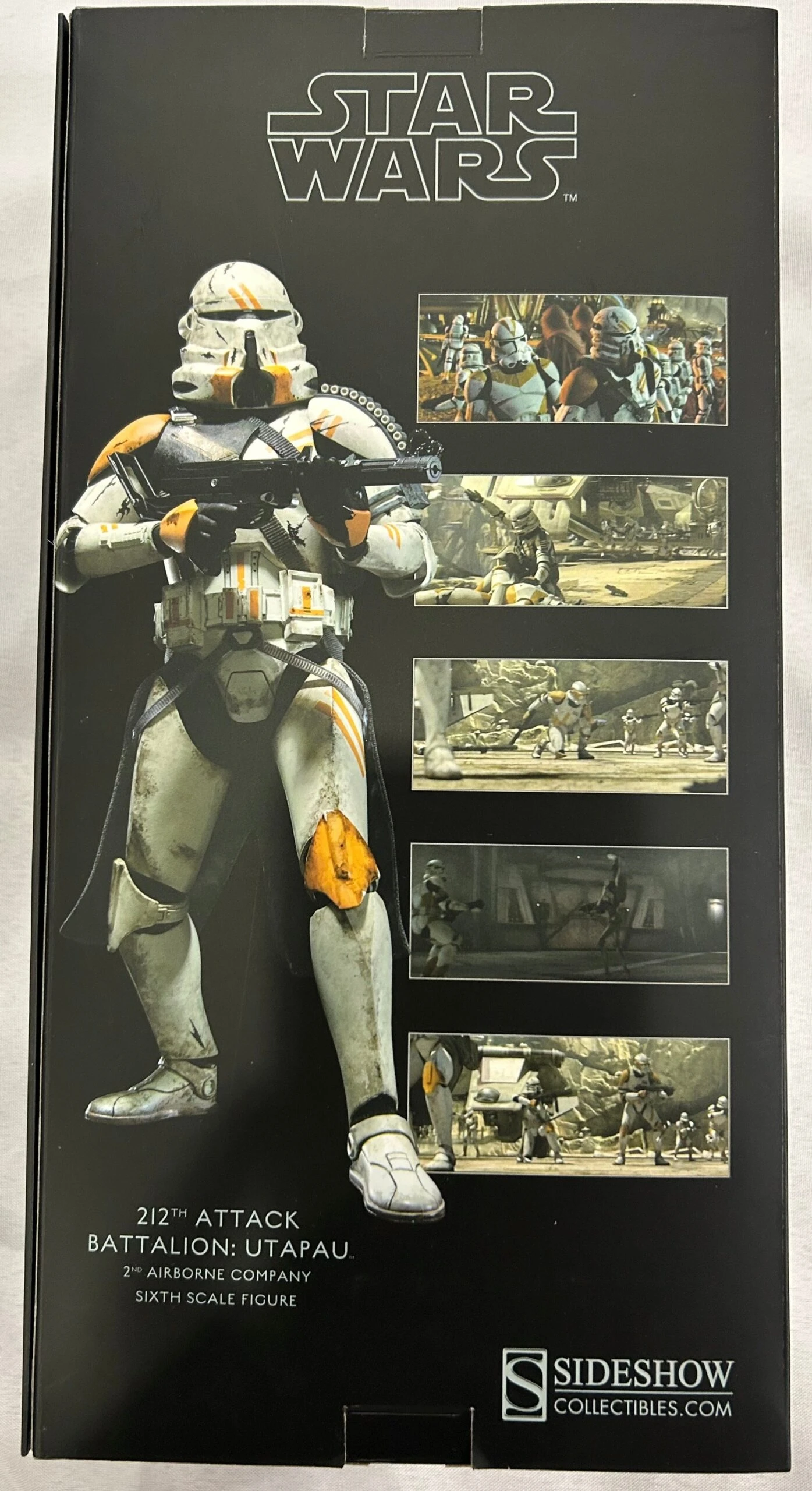 Sideshow Collectible 1/6 Star Wars Militaries Of Star Wars 212th Attack Battalion: Utapau (2nd Airborne Company) Sixth Scale Figure *Open Box* - Image 2