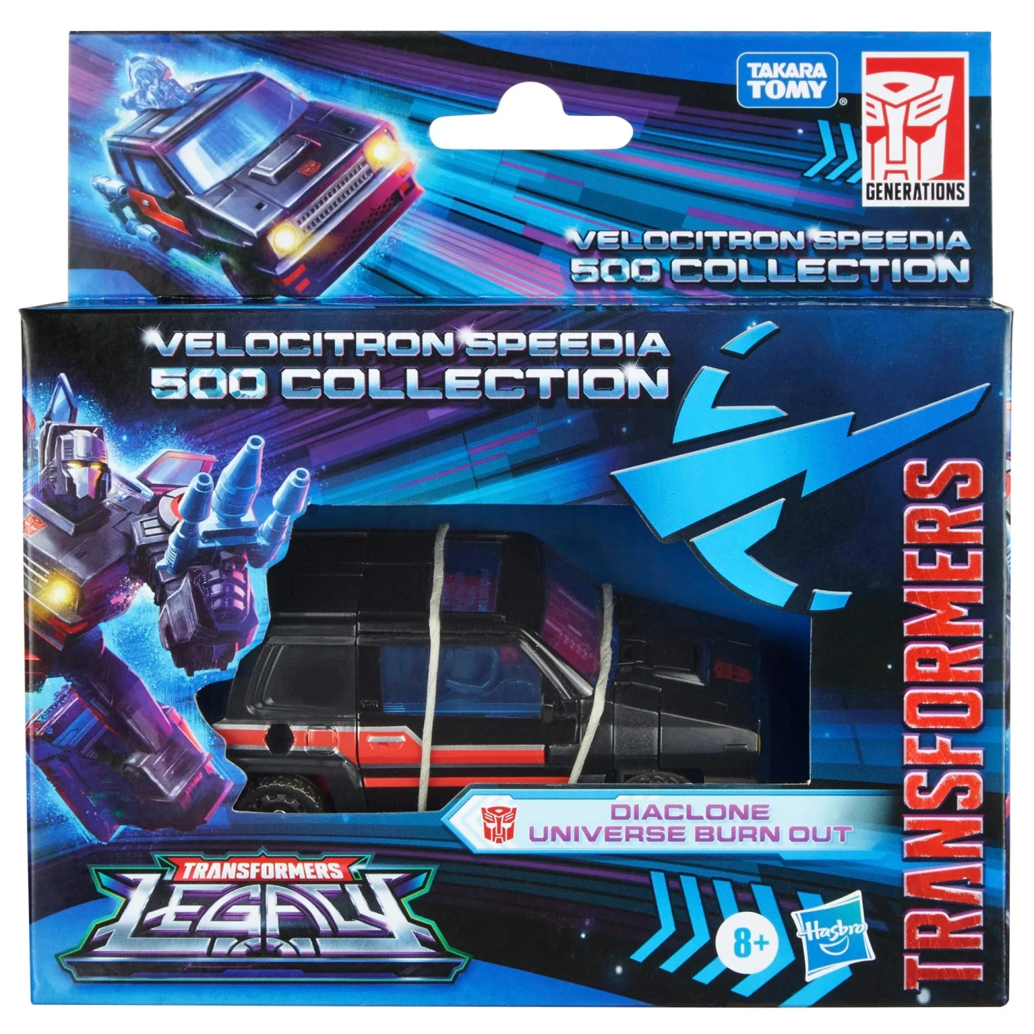 Hasbro Transformers Legacy Velocitron Speedia 500 Collection Deluxe Diaclone Burn Out Action Figure - Image 2